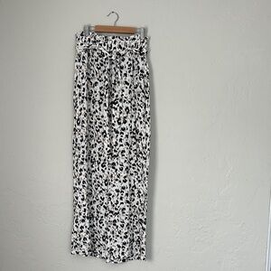 Leopard Print Flowy Pants